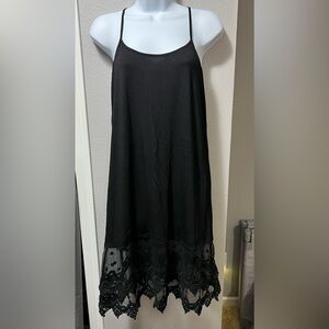 Three Bird Nest Black Slip